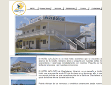 Tablet Screenshot of hotelazulejoschachalacas.com